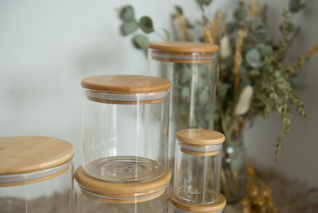Large Size Glassware Home Storage Jar with Bamboo Lid - China Bamboo Lid Glass  Jar and Large Size Glass Tank price